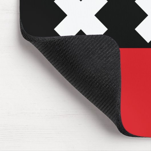 Flagge von Amsterdam Mousepad (Ecke)