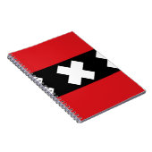 Flagge von Amsterdam Notizblock (Rechte Seite)