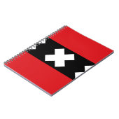 Flagge von Amsterdam Notizblock (Linke Seite)