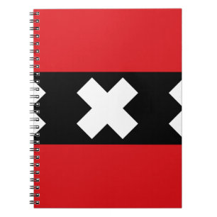 Flagge von Amsterdam Notizblock