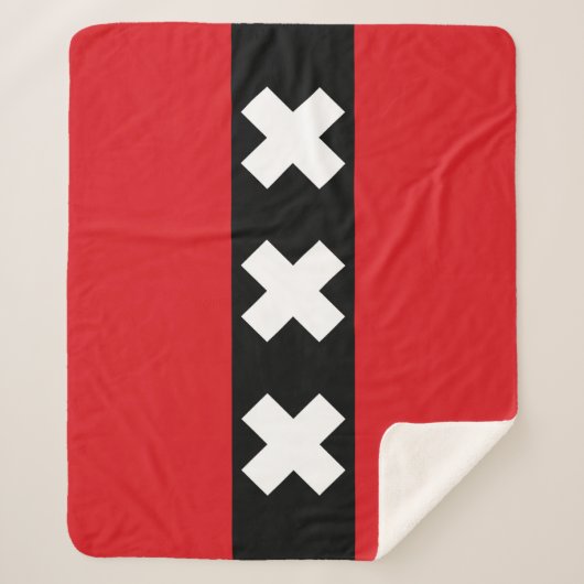 Flagge von Amsterdam Sherpadecke (Vorderseite)