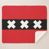 Flagge von Amsterdam Sherpadecke (Vorderseite (Horizontal))