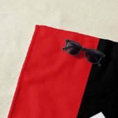 Flagge von Amsterdam Strandtuch (Beispiel)