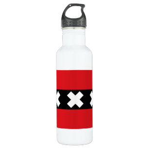 Flagge von Amsterdam Trinkflasche