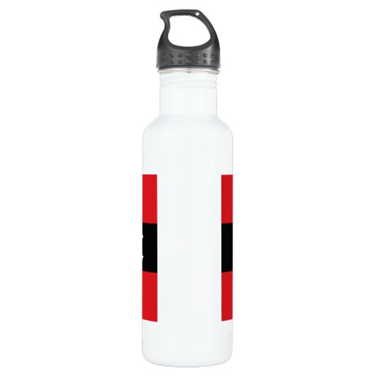 Flagge von Amsterdam Trinkflasche (Rückseite)