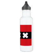 Flagge von Amsterdam Trinkflasche (Rechts)