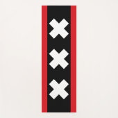 Flagge von Amsterdam Yogamatte (Vorderseite)