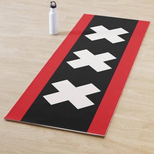 Flagge von Amsterdam Yogamatte (Beispiel)