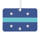 Flagge von Anaheim, California Air Freshener Autolufterfrischer (Vorderseite)