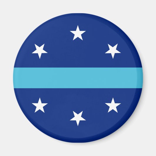 Flagge von Anaheim, Kalifornien Magnet (Vorne)