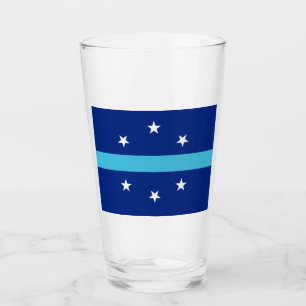 Flagge von Anaheim (Kalifornien, USA) Glas