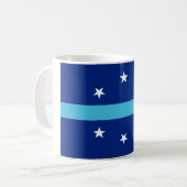 Flagge von Anaheim (Kalifornien, USA) Kaffeetasse (Vorderseite Links)