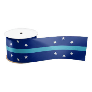 Flagge von Anaheim (Kalifornien, USA) Satinband