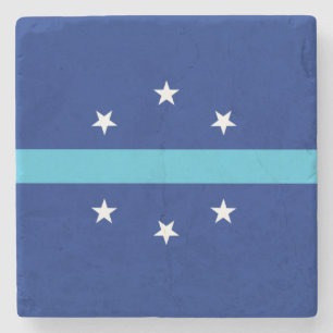 Flagge von Anaheim (Kalifornien, USA) Steinuntersetzer