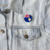 Flagge von Anguilla Button (Beispiel)