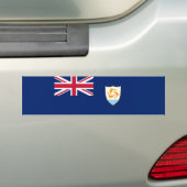 Flagge von Anguilla (Karibik) Autoaufkleber (Auf Auto)