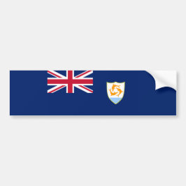 Flagge von Anguilla (Karibik) Autoaufkleber