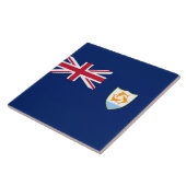 Flagge von Anguilla (Karibik) Fliese (Seite)