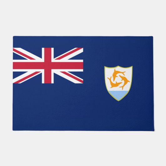 Flagge von Anguilla (Karibik) Fußmatte (Vorderseite)