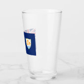 Flagge von Anguilla (Karibik) Glas (Links)