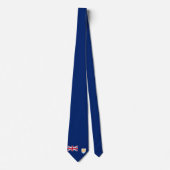Flagge von Anguilla (Karibik) Krawatte (Vorderseite)