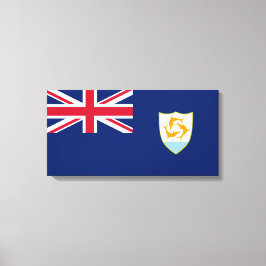 Flagge von Anguilla (Karibik) Leinwanddruck