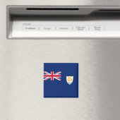 Flagge von Anguilla (Karibik) Magnet (In Situ (Geschirrspüler))