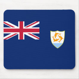 Flagge von Anguilla (Karibik) Mousepad