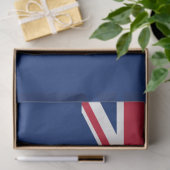 Flagge von Anguilla (Karibik) Seidenpapier (Geschenk)