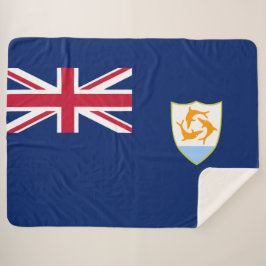 Flagge von Anguilla (Karibik) Sherpadecke