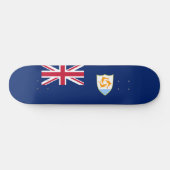Flagge von Anguilla (Karibik) Skateboard (Horizontal)