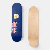 Flagge von Anguilla (Karibik) Skateboard (Vorderseite)