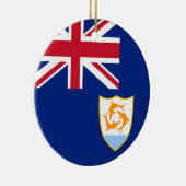 Flagge von Anguilla Keramik Ornament (Rechts)