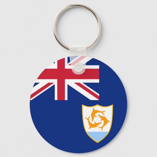 Flagge von Anguilla Schlüsselanhänger (Vorderseite)