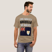 Flagge von Anguilla T-Shirt (Vorne ganz)