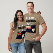 Flagge von Anguilla T-Shirt (Unisex)