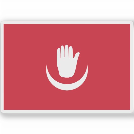 Flagge von Anjouan (1997-2012), Afrika Aufkleber (Vorderseite)