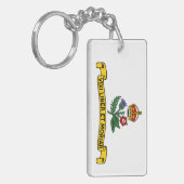 Flagge von Annapolis, Maryland Schlüsselanhänger (Vorderseite links)