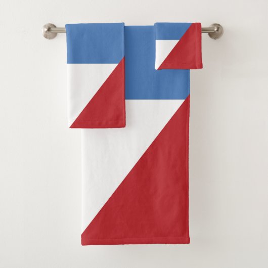 Flagge von Antigua und Barbuda Badhandtuch Set (Insitu)