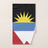 Flagge von Antigua und Barbuda Badhandtuch Set (Handtuch)