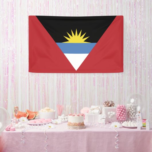 Flagge von Antigua und Barbuda Banner (Party)