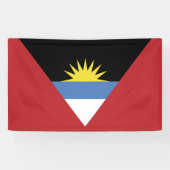 Flagge von Antigua und Barbuda Banner (Horizontal)