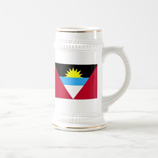 Flagge von Antigua und Barbuda Bierglas (Rechts)