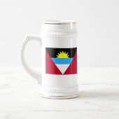 Flagge von Antigua und Barbuda Bierglas (Links)
