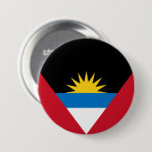 Flagge von Antigua und Barbuda Button (Vorne & Hinten)