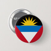 Flagge von Antigua und Barbuda Button (Vorne & Hinten)