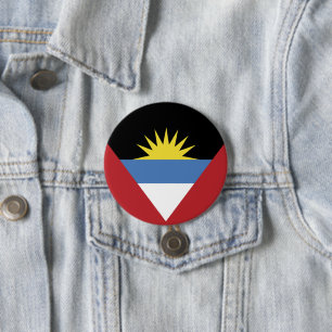 Flagge von Antigua und Barbuda Button