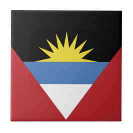 Flagge von Antigua und Barbuda Fliese