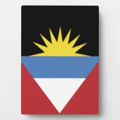 Flagge von Antigua und Barbuda Fotoplatte (Vorderseite)