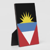 Flagge von Antigua und Barbuda Fotoplatte (Seite)